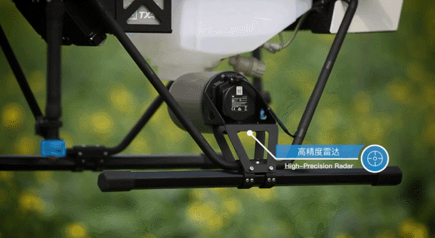 翔農(nóng)創(chuàng)新R10-2019款系列植保無(wú)人機(jī)插圖2 R10-2019款配備了高精度全向避障雷達(dá)