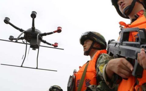 湘潭無人機破獲非法捕撈案