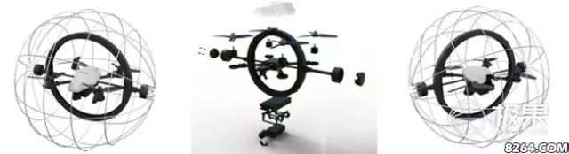 帶籠子的無人機Droneball插圖1 Droneball 采用的是雙層結(jié)構(gòu)