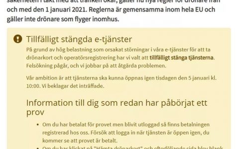 從2021年開始，在歐盟飛無人機需要駕駛證