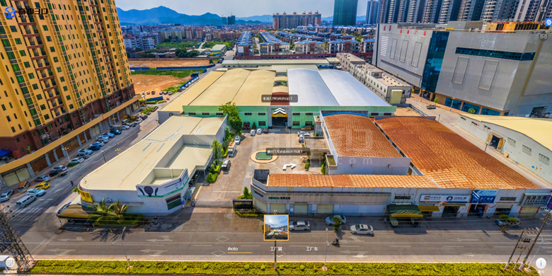 航拍三維可視化VR全景線上展廳(航拍三維可視化的優(yōu)勢)插圖 工廠車間航拍三維可視化VR全景線上展廳